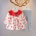 kid's clothing Autumn floral two-piece set 1-2-3 year old girl baby cartoon set baby autumn outing clothes_viptrois.com
