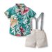 Kid's Clothing Boys summer suits new style beach net celebrity fashionable shirt short sleeve children's summer cool two piece suit trendy_viptrois.com