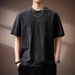 Men's Summer Short Sleeved T-shirt Fashionable Loose Printed Top_viptrois.com