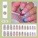 Nails Art & Tools Nail Art Patch Love Diffusion Nail Patch Wear Armor Removable Small Fresh Fine Flash Nail Art Patch 24 Pieces_viptrois.com