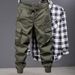 Overalls Men's Autumn Thin Korean Version Trendy Brand Loose Large Size Casual Pants Youth Outdoor Multi-pocket Leggings Pants_viptrois.com