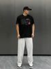 Vibe Hip Hop Handsome T-shirt Men's Versatile Cotton Short Sleeve American Trendy Brand High Street Loose Design Top_viptrois.com