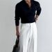 Men's Clothing Retro Slim Fit Polo Shirt Pit Striped Lapel Sweater Autumn And Winter Teenagers Long Sleeve_viptrois.com
