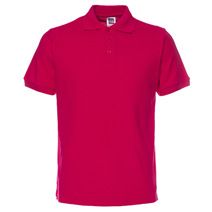 New 220g Pure Cotton Short-sleeve Polo Shirt Men, Solid Color, Stylish, Loose Fit, Suitable For Supermarkets, Printed_viptrois.com