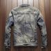 Trendy Streetwear American Tough Guy Vintage Fashion Denim Men's Cycling Motorcycle Suit Workwear Jacket_viptrois.com