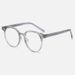 Women's Glasses Retro Plate Round Frame Men's And Women's TR90 Plug In Feet Anti Blue Light Glasses Frame Myopia Can Be Matched_viptrois.com