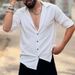 Men's New Autumn And Winter Casual Lapel Shirts Cross Border Hot Selling Men's Button Basic Versatile Tops_viptrois.com