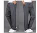 Men's Clothing Spring And Autumn Thin Men's Casual Pants Plus Overalls Large Size Loose Men's Long Pants Popular Version Elastic Waist_viptrois.com