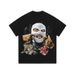 Men's Clothing Retro Spoof Oil Painting Printing Old Washed Long And Short Sleeve T Shirts_viptrois.com