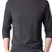 Pure Half Turtleneck Brushed Base Shirt Men's Mid-Neck Long Sleeve T-Shirt Sweatshirt Autumn Winter Double-Sided Fleece_viptrois.com