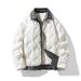 2025 Winter New Two-Piece Warm Coat Turn-Down Collar Patchwork Cold-Proof Down Jacket_viptrois.com