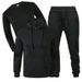 Men’s Fleece Hoodie & Jogger Set – 3-Piece Winter Loungewear (S-XXXL) – Cozy Casual Outfit For Fall & Spring_viptrois.com