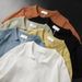 Men's Clothing Summer Thin Knitted Ice Silk Solid Color Short Sleeve Polo Shirt Men's Simple Multicolor Lapel Top Clothes One Piece Delivery_viptrois.com
