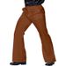 Men's Stretch Retro Flare Pants - Comfortable High Waist Cotton Blend Trousers For Casual & Outdoor Wear_viptrois.com