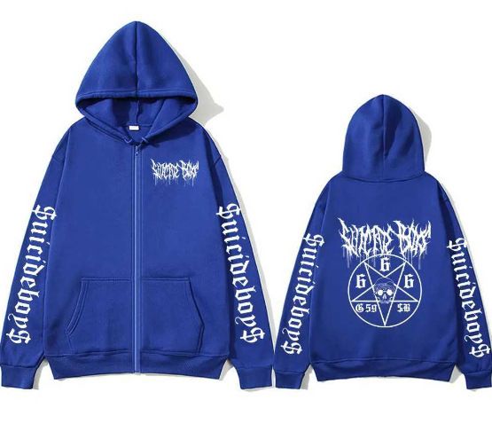 2025 New Hooded Sweatshirt Men Loose Street Sports Zipper Cardigan Y2K Jacket_viptrois.com