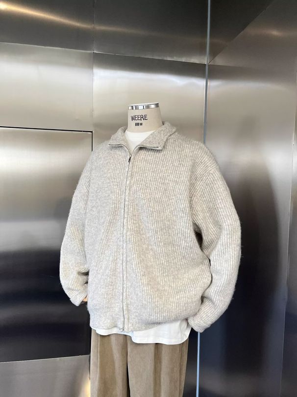 Men's Clothing New Cardigan Sweater Men Autumn And Winter Japanese Retro Loose Lazy Style Knitted Sweater Outer Wear Men's Zipper Jacket_viptrois.com