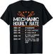 T-shirtt-shirtfunny 2026 Hourly Rate Auto Car Mechanic L_viptrois.com