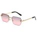 Unisex Frameless Sunglasses - Leopard Print Temple, UV400 Protection, Fashion Driving Sunglasses Fashion Trends Hot-selling_viptrois.com