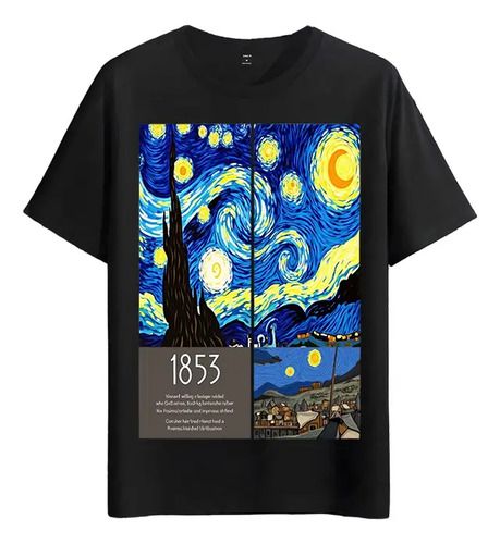Tshirt Muscle Freaks 2026 Starry Night Van Gogh Style Art_viptrois.com