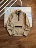 Men's Clothing Men's Loose Sports Stand Collar Pullover Half Zip Sweatshirt_viptrois.com
