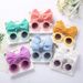 Sun Flower Sunglasses Bow Hairband Set Cute Baby Girls Hair Accessories Newborn Head Bands Summer Beach Photography Props 2Pcs_viptrois.com