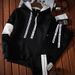 Men's Clothing New Spring And Autumn Casual Suit Men's Hooded Pullover Sweatshirt Student Class Uniform Complete Set Of Sweatpants_viptrois.com