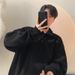 Autumn Turtleneck Sweater Men's Breasted Knit Sweater Loose, Lazy, Luxurious Polo Collar Jacket_viptrois.com