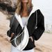 Men's Clothing Trendy 3D Printed Hooded Zip-Up Sweatshirt For Women – Stylish Fall Fashion With Graffiti Design, Long Sleeve Comfort Fit_viptrois.com