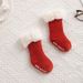 Mother & Kids Cartoon floor socks winter plus velvet thick warm newborn baby boys and girls spring and autumn cute super cute cotton socks_viptrois.com