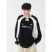 Vintage Streetwear Hoodie Unisex Oversized Long Sleeve Pullover With Contrast Panels – Casual Loungewear For Men & Women_viptrois.com
