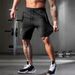 Lightweight Quick-Dry Men's Gym Shorts - High Stretch Athletic Training Shorts For Running, Hiking & Workouts (Black/Grey/Khaki/Blue) - EU Sizes_viptrois.com