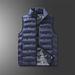 Graphene Self-Heating Vest For Men – Lightweight Quilted Sleeveless Jacket With Stand Collar (Black/Grey/) Windproof Casual & Sports Wear_viptrois.com