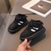 Child's shoes Kids' sneakers Girls' shoes Bread shoes Boys' baby kids' shoes with plush board shoes_viptrois.com