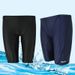 Banfi's new imitation sharkskin mid-leg competition men's swimming trunks men's swimsuit five-point swimming trunks competitive swimming trunks_viptrois.com