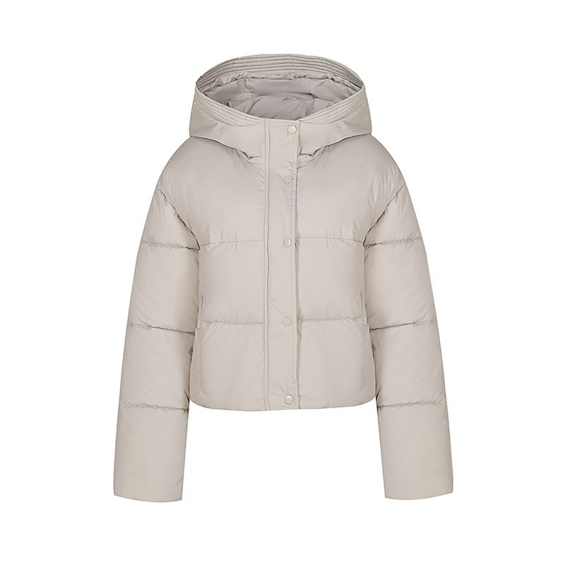 Men's Clothing Foreign Trade 2025 Korean Version Short Stand Collar Small Down Cotton Jacket Female Simple Loose Version Zipper Puffer Jacket_viptrois.com