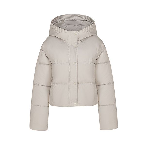 Men's Clothing Foreign Trade 2025 Korean Version Short Stand Collar Small Down Cotton Jacket Female Simple Loose Version Zipper Puffer Jacket_viptrois.com
