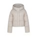 Men's Clothing Foreign Trade 2025 Korean Version Short Stand Collar Small Down Cotton Jacket Female Simple Loose Version Zipper Puffer Jacket_viptrois.com
