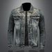 Men's Clothes Heavy Wings Embroidered Denim For Men Boutique Denim Jacket For Men_viptrois.com