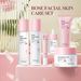 Rose Hyaluronic Acid Nourishing 6-Piece, Hydrating Skincare Set_viptrois.com