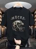Maglietta Uomo Nera 180g Cotone Puro Stampa Calcio Retrò Mosquito 63, Traspirante Per Tifosi E Uso Quotidiano_viptrois.com