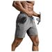 Men's Quick Drying Breathable Sports Fitness Shorts Casual Five-Point Cotton Polyester Pants For Summer Work Going Out_viptrois.com