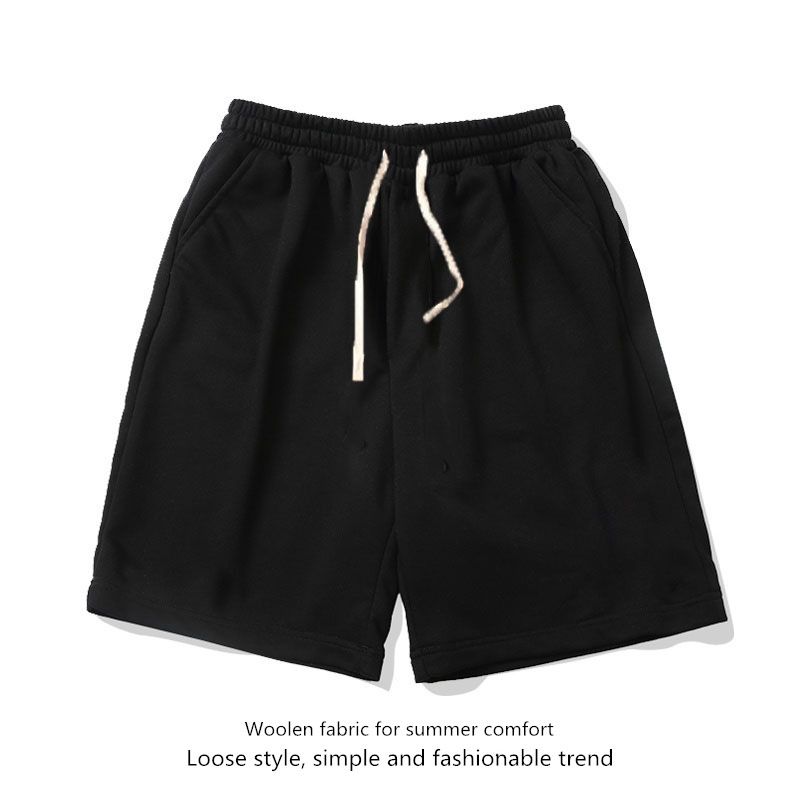 Men's Clothing Men's Solid Color Athletic Shorts Summer Plus Size Straight Leg Loose Casual Knit Running Basketball Pants_viptrois.com