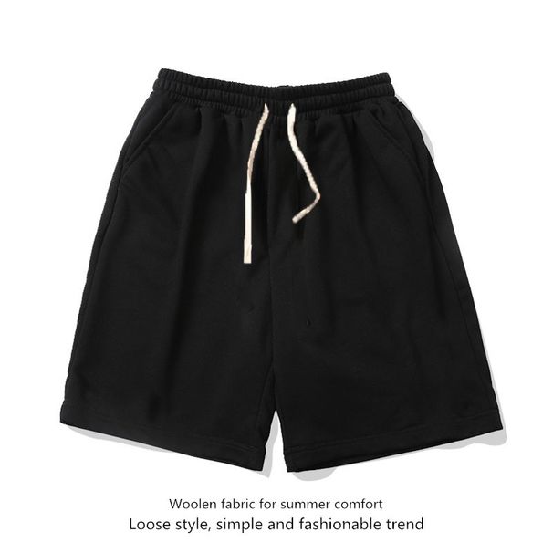 Men's Clothing Men's Solid Color Athletic Shorts Summer Plus Size Straight Leg Loose Casual Knit Running Basketball Pants_viptrois.com