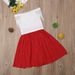 Kid's Clothing Overseas Popular Children's Clothing Children's Lace One Shoulder Collar + Long Skirt_viptrois.com