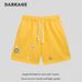 Men's Clothing Sports Shorts Women Summer Couple High Waist Loose Versatile Printed Daisy Beach Pants_viptrois.com
