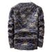 Winter Men's Sweater Thickened Knitted Top Crew Neck Men's Clothing With Long-sleeved Jacket Clothes Men's Fashion_viptrois.com