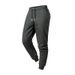 Men's High-Waisted Jogger Pants With Ribbed Cuffs - Stretch Bamboo Fiber Trousers For Spring & Fall (Black, Gray)_viptrois.com