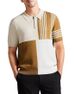 Men's T Shirt Summer New Style Stitching Knitted Polo Shirt_viptrois.com