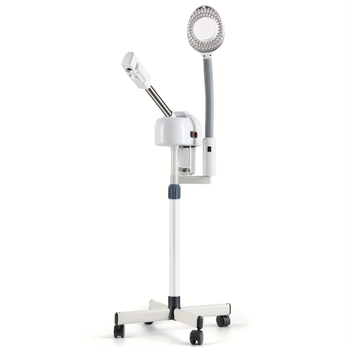 Facial Steamer & 5X Magnifying Lamp Professional Aromatherapy Humidifier For Salon Adjustable Height, With Wheels Sleek_viptrois.com