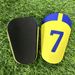 Mini Shin Guards For Kids & Youth - Lightweight Football Leg Pads, Adjustable Straps, Comfortable Fit For Training & Matches (Yellow, Small Sizes)_viptrois.com